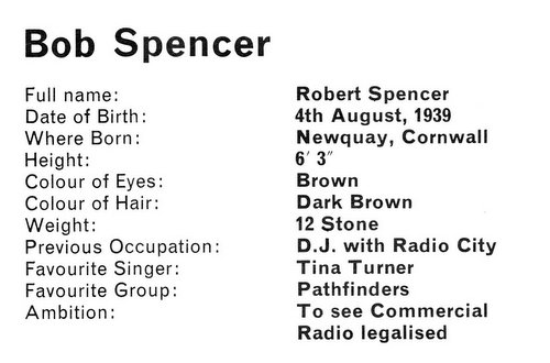 Bob Spencer details