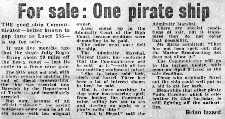 cutting from The Daily Express