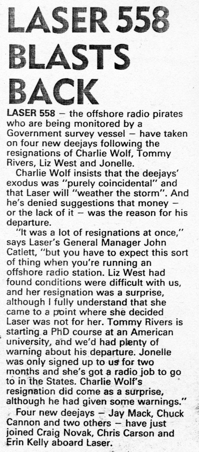 cutting from Melody Maker