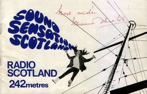 Radio Scotland booklet, front cover