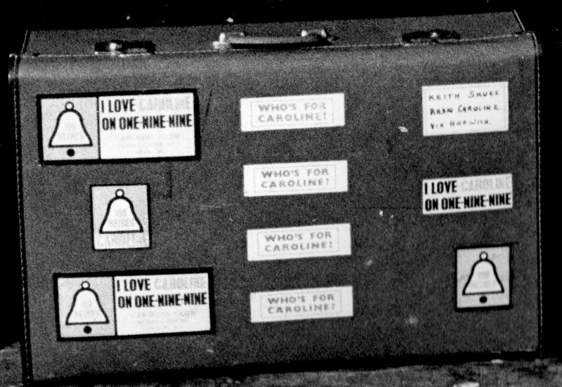 Keith Skues's suitcase