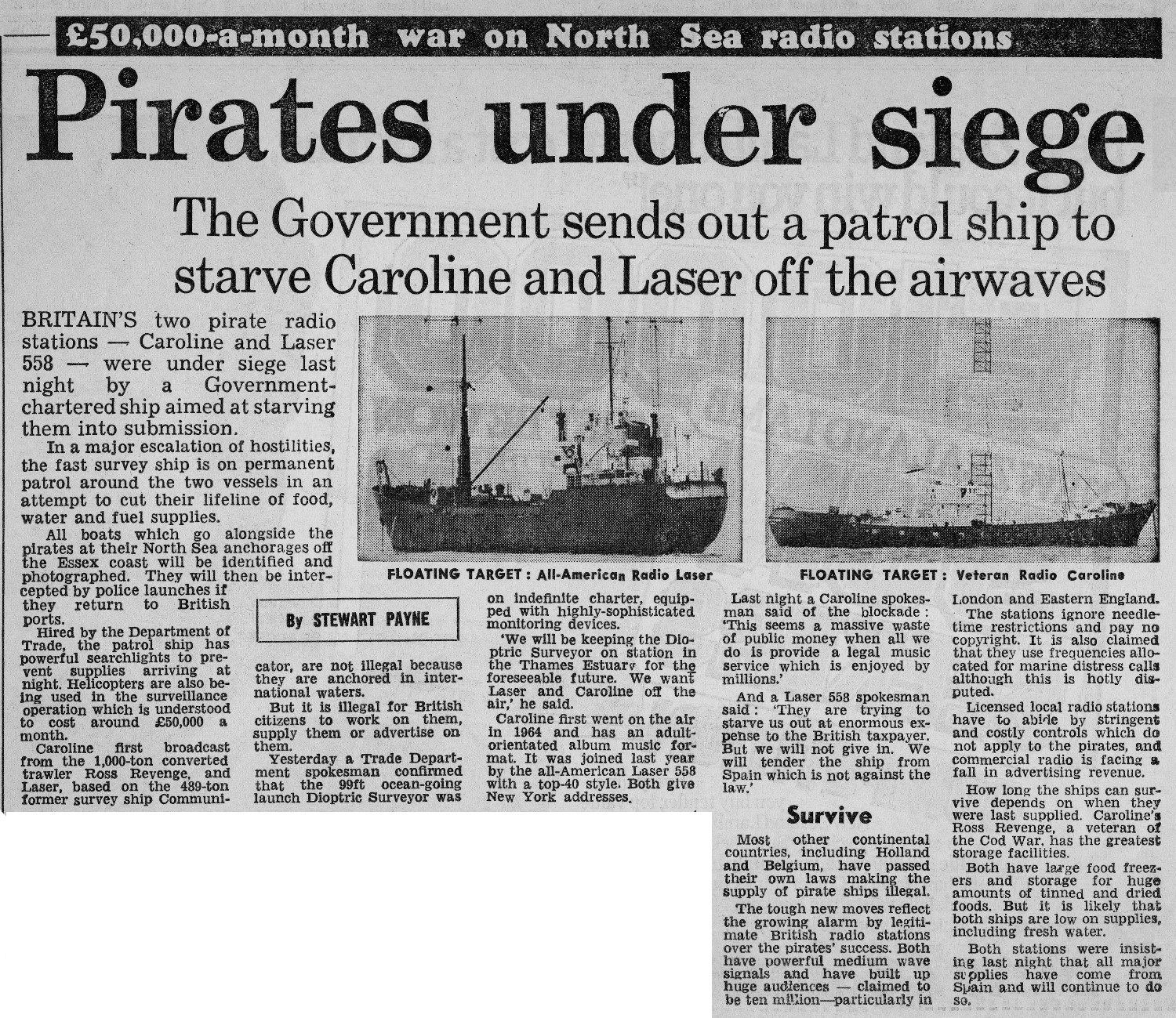 cutting from the Daily Mail