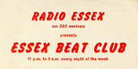 Essex Beat Club promo card