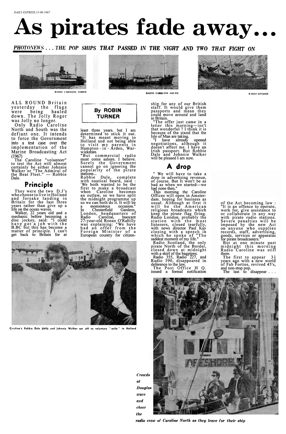 Daily Express cutting