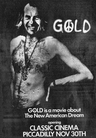 press advert for Gold