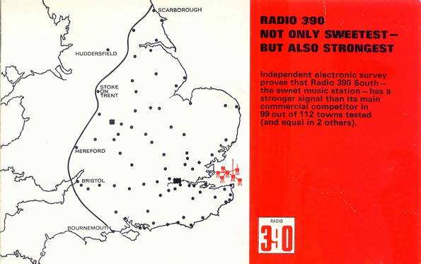 cover of Radio 390 leaflet