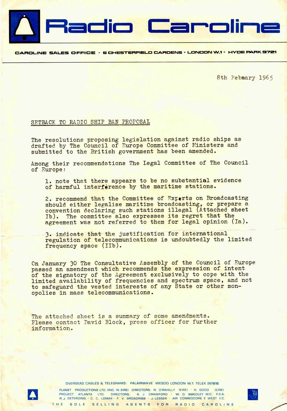 Radio Caroline document