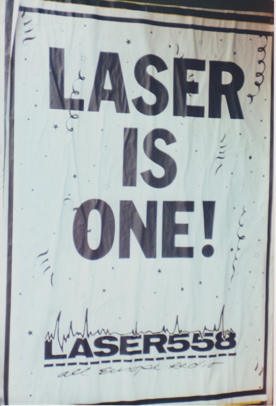 Laser advert