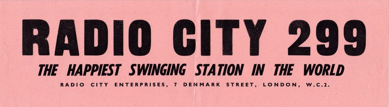 Radio City car sticker