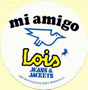 Radio Mi Amigo/Lois Jeans car sticker