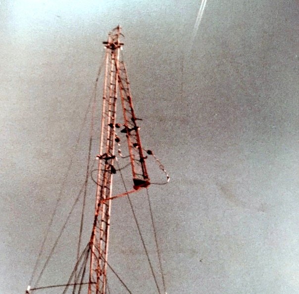 broken aerial mast