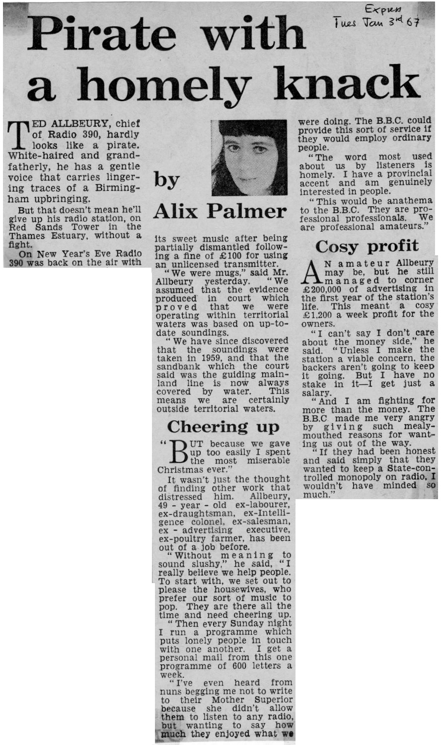 Daily Express cutting
