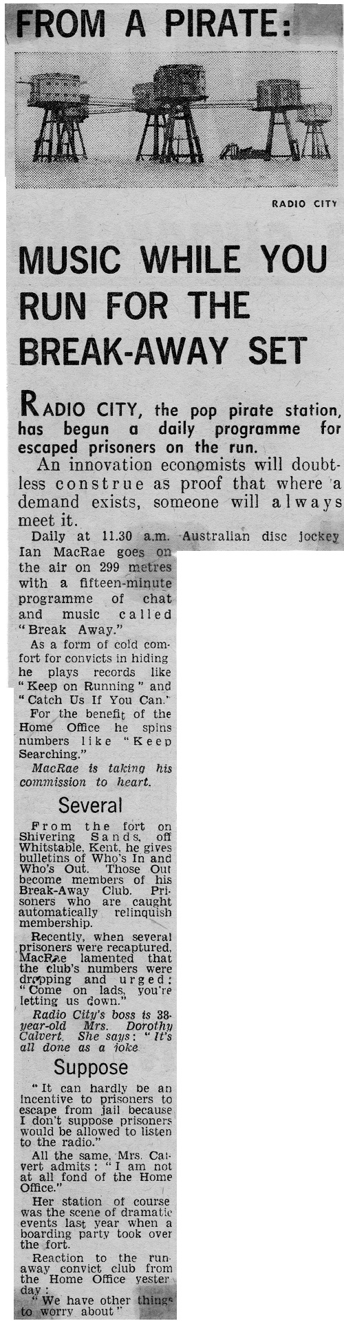 press cutting