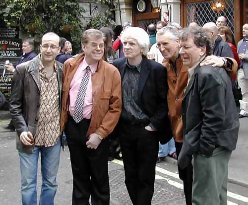 Paul McKenna, Spangles Muldoon, Ronan O'Rahilly, Johnnie Walker and Robbie Dale