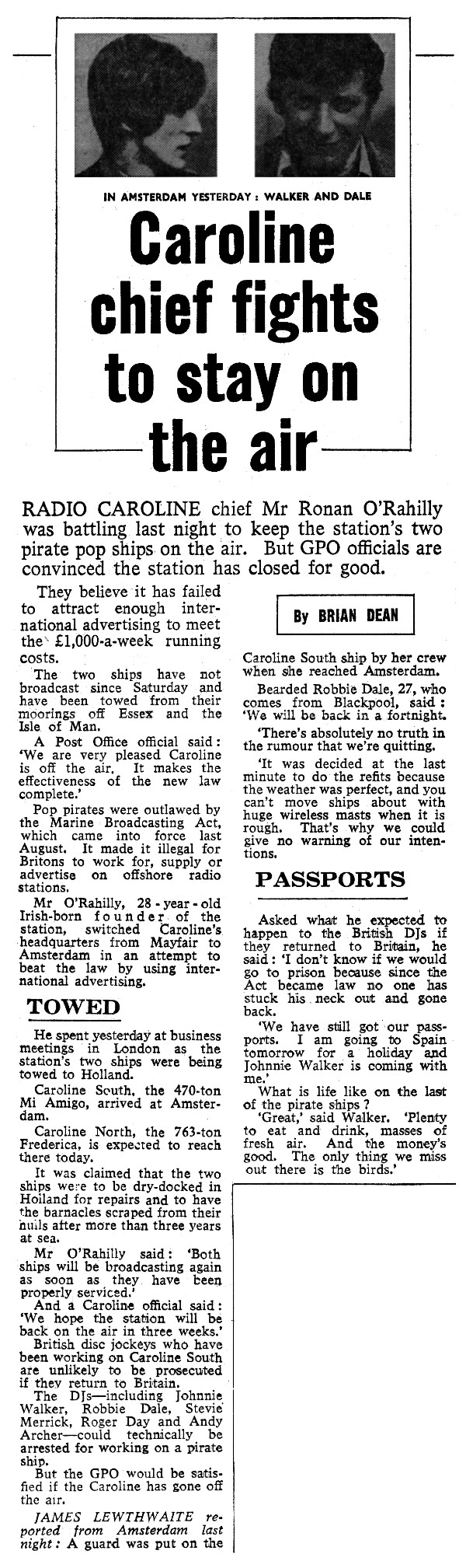 Daily Mail cutting