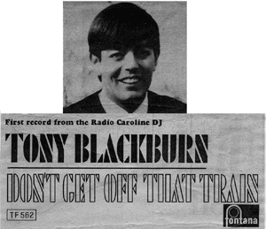 press advert for Tony Blackburn record