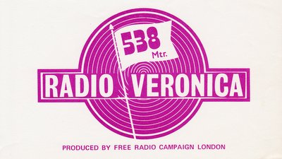 Radio Veronica car sticker